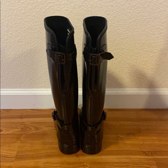 Hunter Rain Boots w/ Ankle & Calf Buckle - Picture 5 of 8